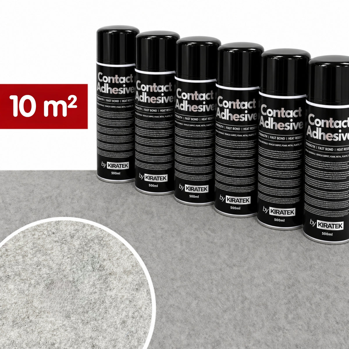 Carpet & Adhesive for Campervan Lining