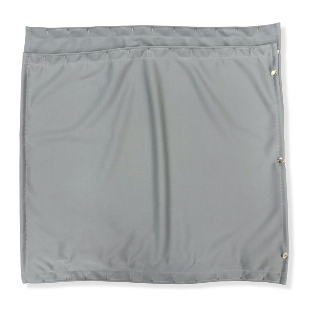 Universal Blackout Curtain Kit – 110cm Straight Grey Rail (Available in 5 drops)