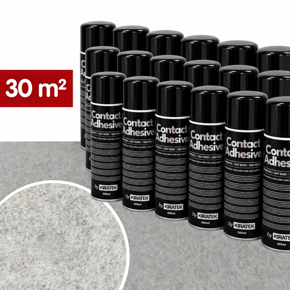 Carpet & Adhesive for Campervan Lining