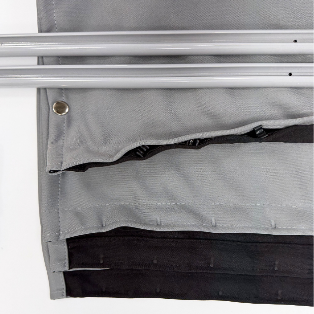 Tailgate Window Curtain Kit - Premium Blackout - Opel Vivaro (2014-2018), Renault Trafic (2014 - Present) & Other X82 Vans