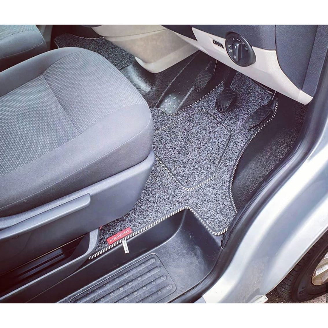 Cab Mat for Kiravans Double Swivel - VW T5 to T6 (Right Hand Drive - UK/Ireland)