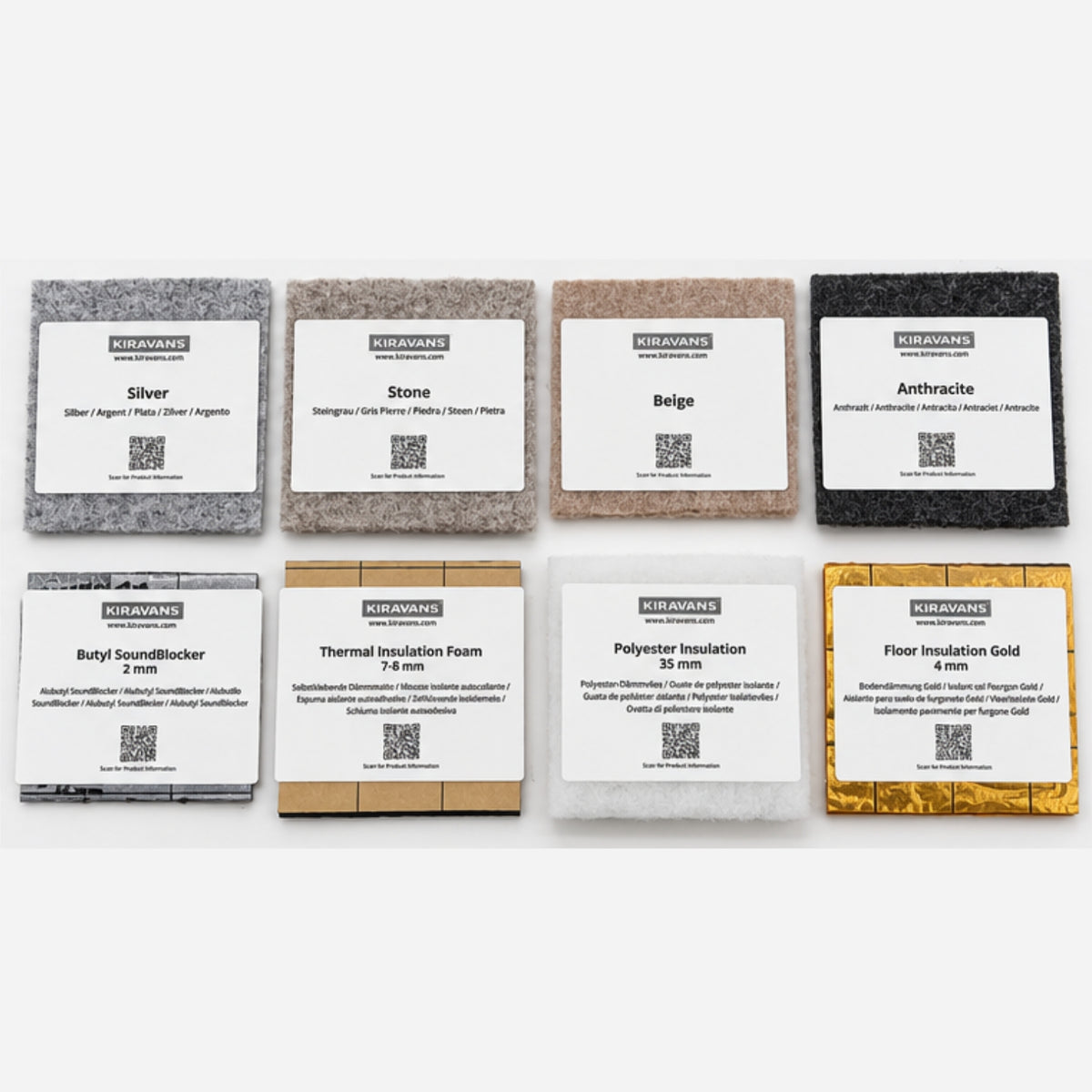 SAMPLE PACK - Kiravans Campervan Lining & Insulation System