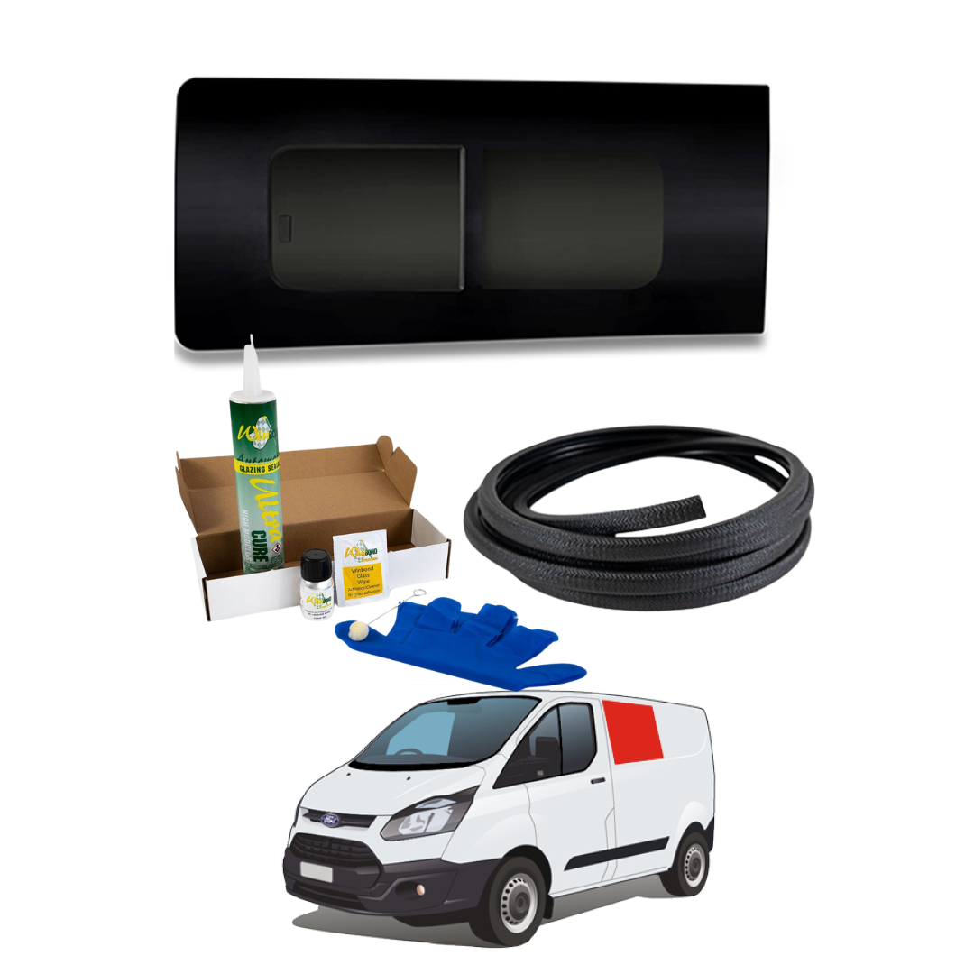 Left Opening Window + Fitting Kit for Ford Transit Custom 1st Gen V362 (2013-2023)