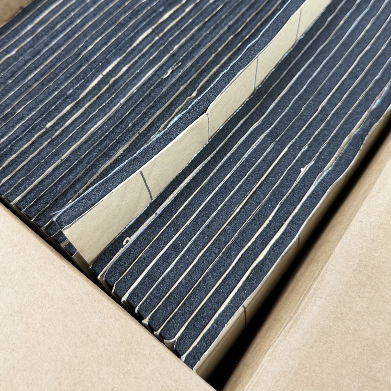 30 Sheets Thermo-acoustic Foam by KIRATEK — 7-8mm Foil Backed Self-adhesive Campervan Insulation