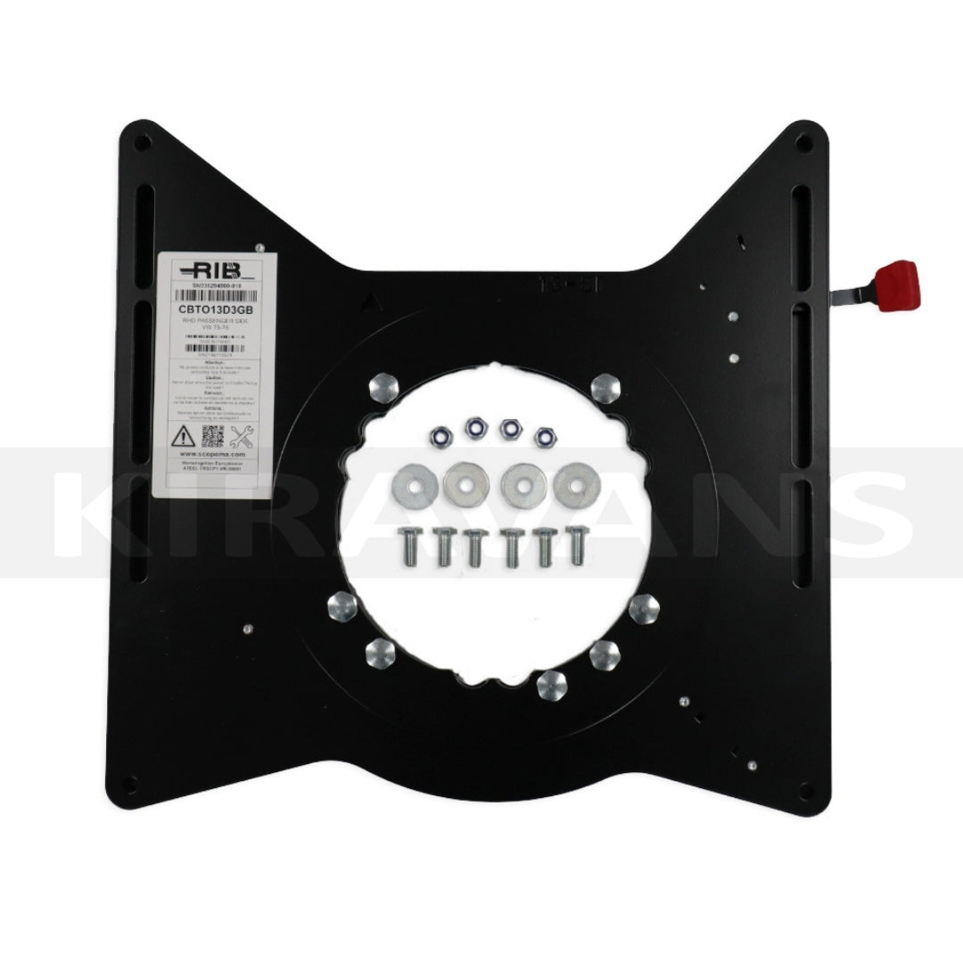 VW T5 to T6.1 (2003-2024) RIB V3 Single Seat Swivel - PASSENGER (Right Hand Drive - UK/Ireland)