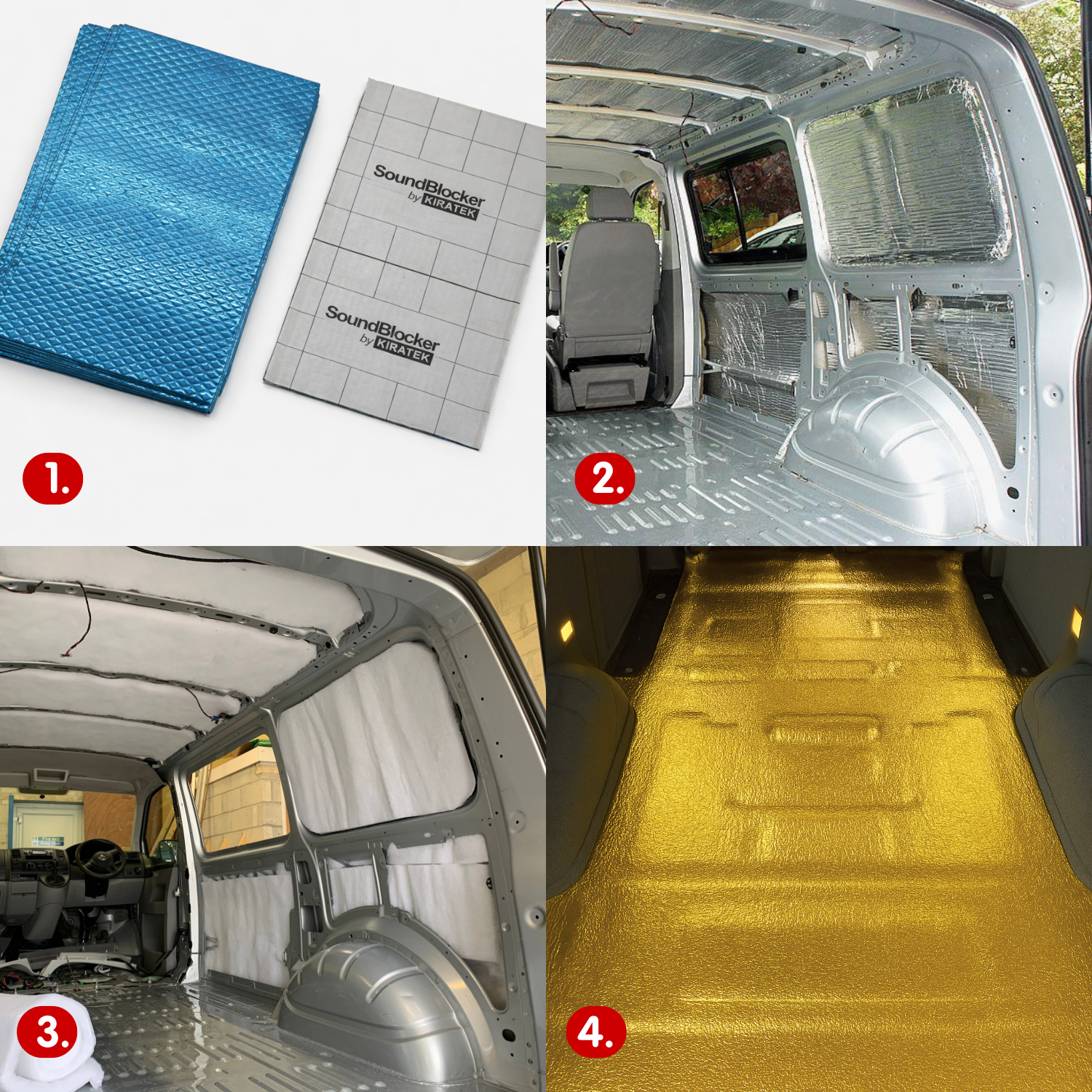 Van Insulation Kit – Sound Deadening, Thermal Foam, Thermal Fill & Underfloor for Ultimate Warmth