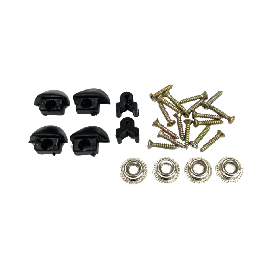 VW Transporter T5 to T6.1 (2003-2024) Curtain Kit - Left Back (Standard Black)