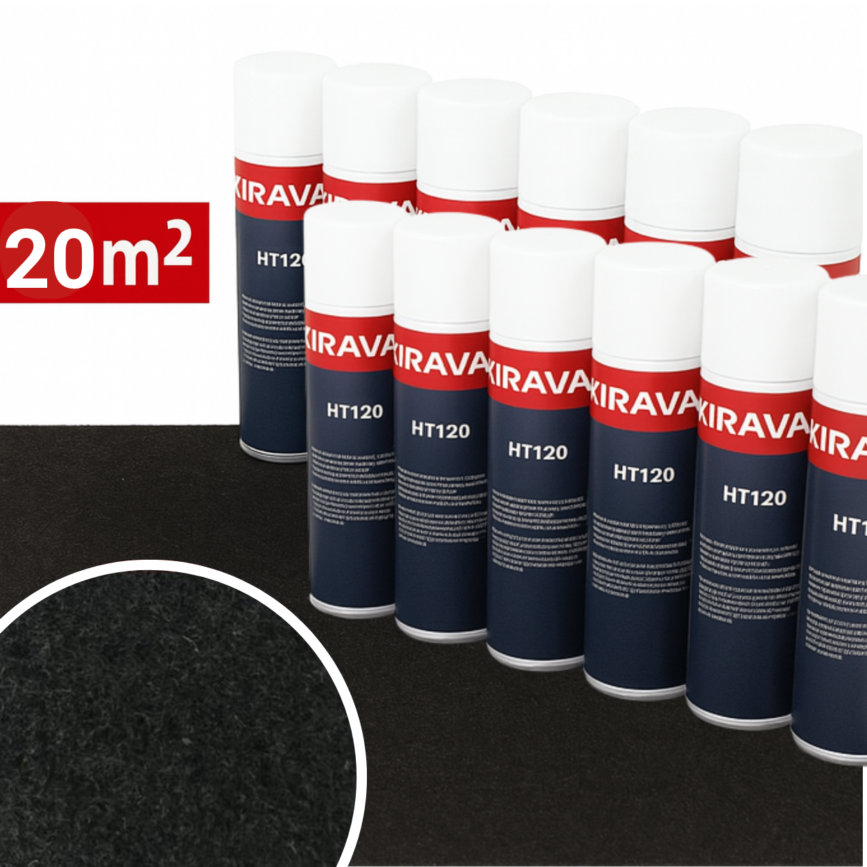 Carpet & Adhesive for Campervan Lining