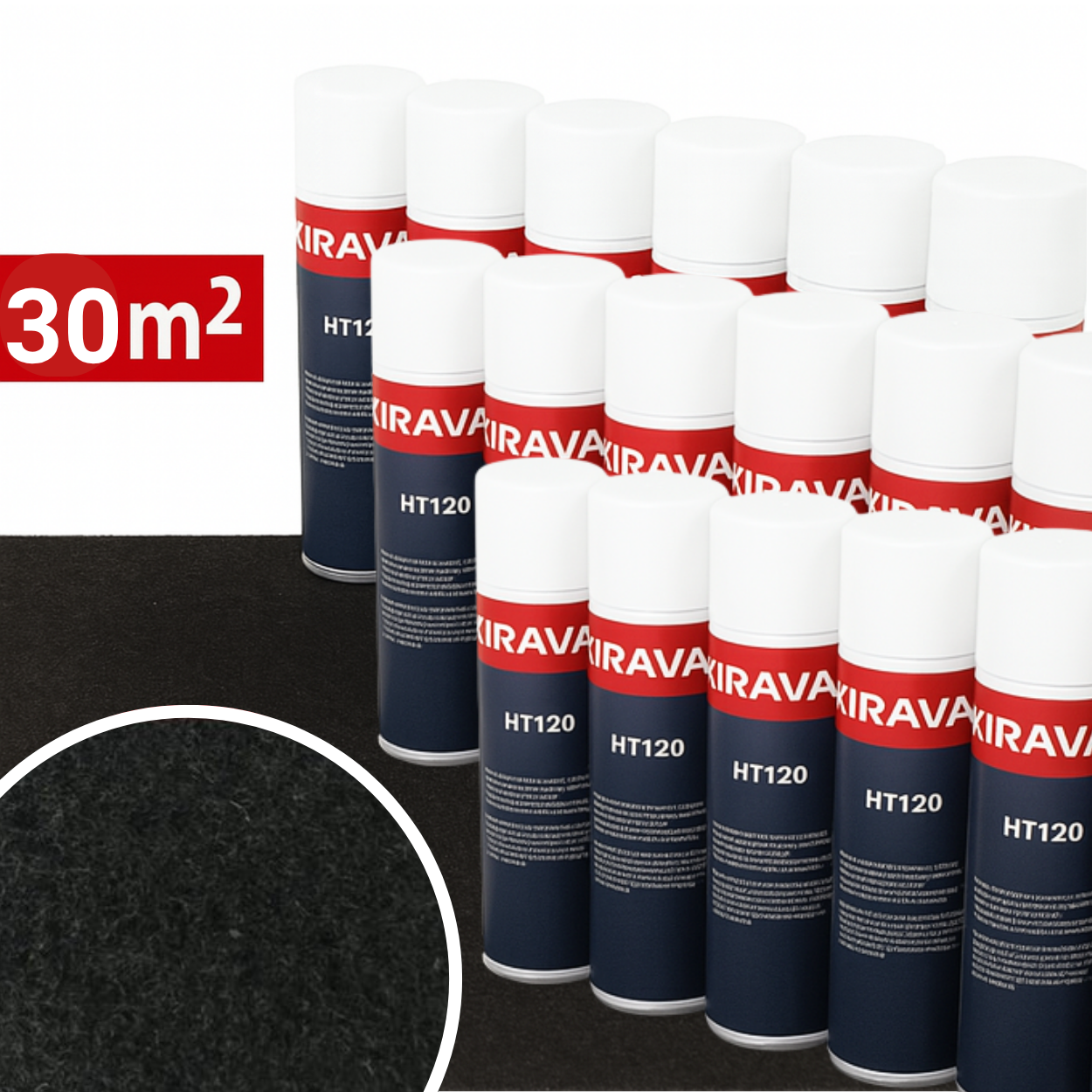 Carpet & Adhesive for Campervan Lining