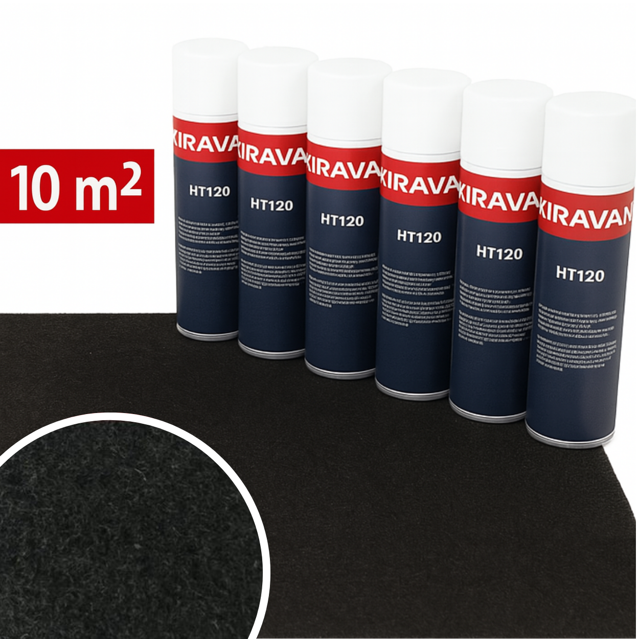 Carpet & Adhesive for Campervan Lining