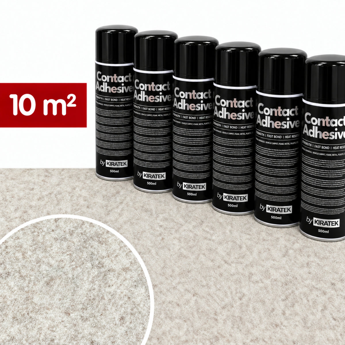 Carpet & Adhesive for Campervan Lining