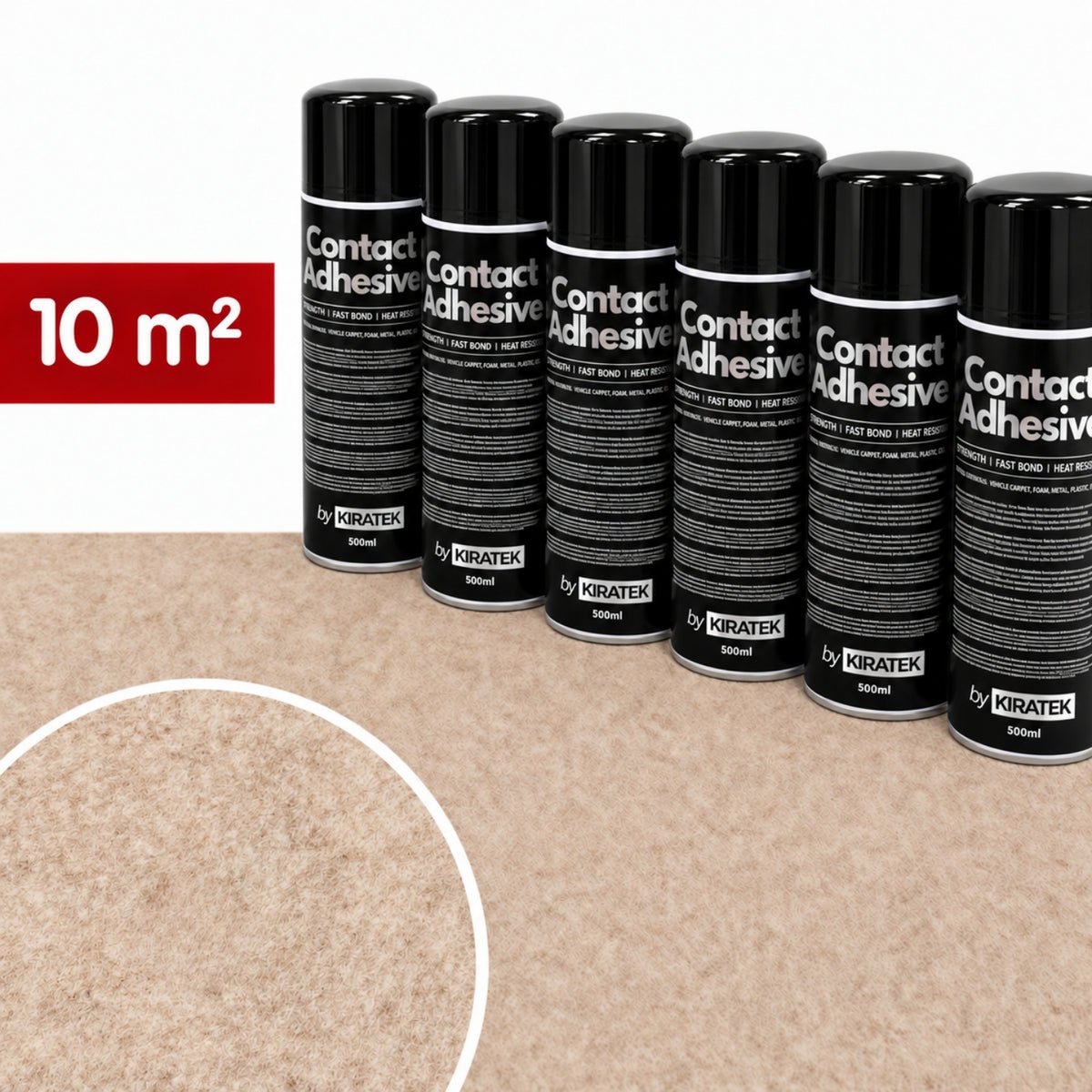Carpet & Adhesive for Campervan Lining