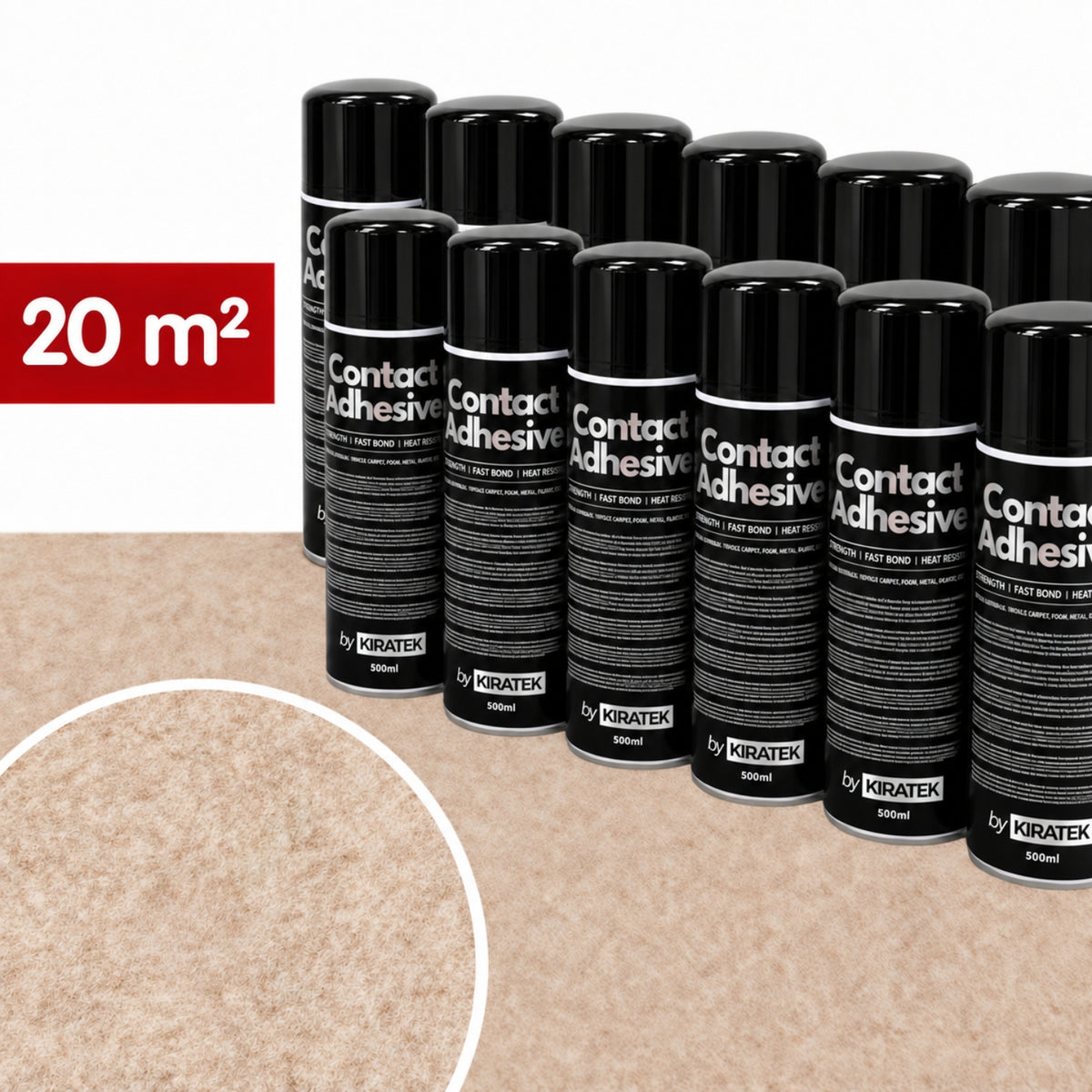 Carpet & Adhesive for Campervan Lining