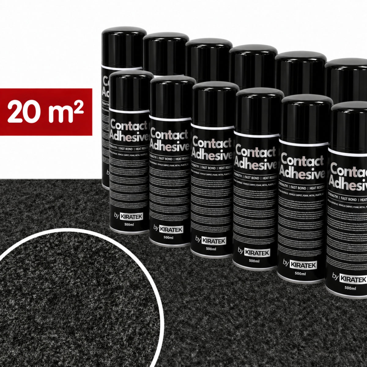 Carpet & Adhesive for Campervan Lining