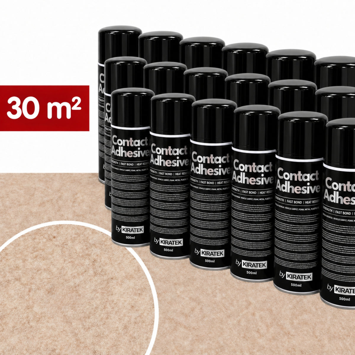 Carpet & Adhesive for Campervan Lining