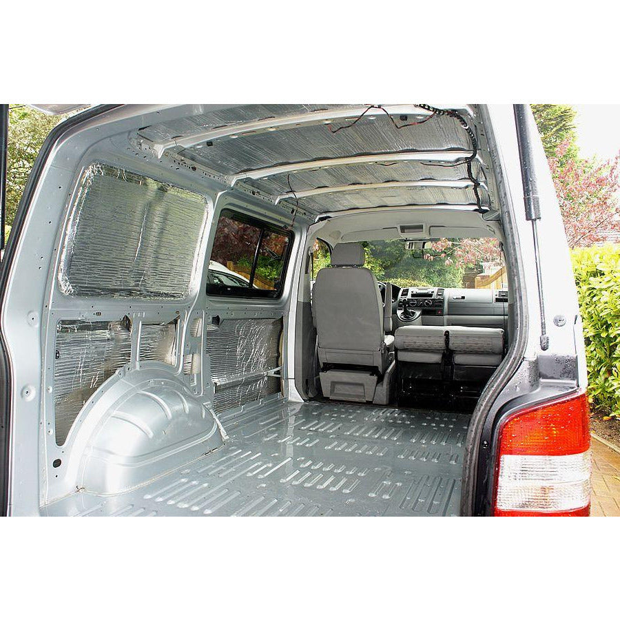 Thermo-acoustic Foam by KIRATEK — 7-8mm Foil Backed Self-adhesive Campervan Insulation