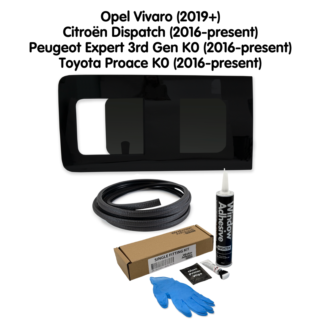 Left Opening Window + Fitting Kit for Citroën Dispatch (2016-present)