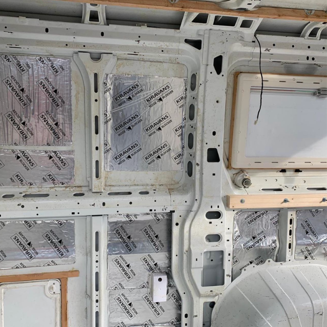 Carpet, Soundproofing Insulation & Adhesive for Campervan Lining