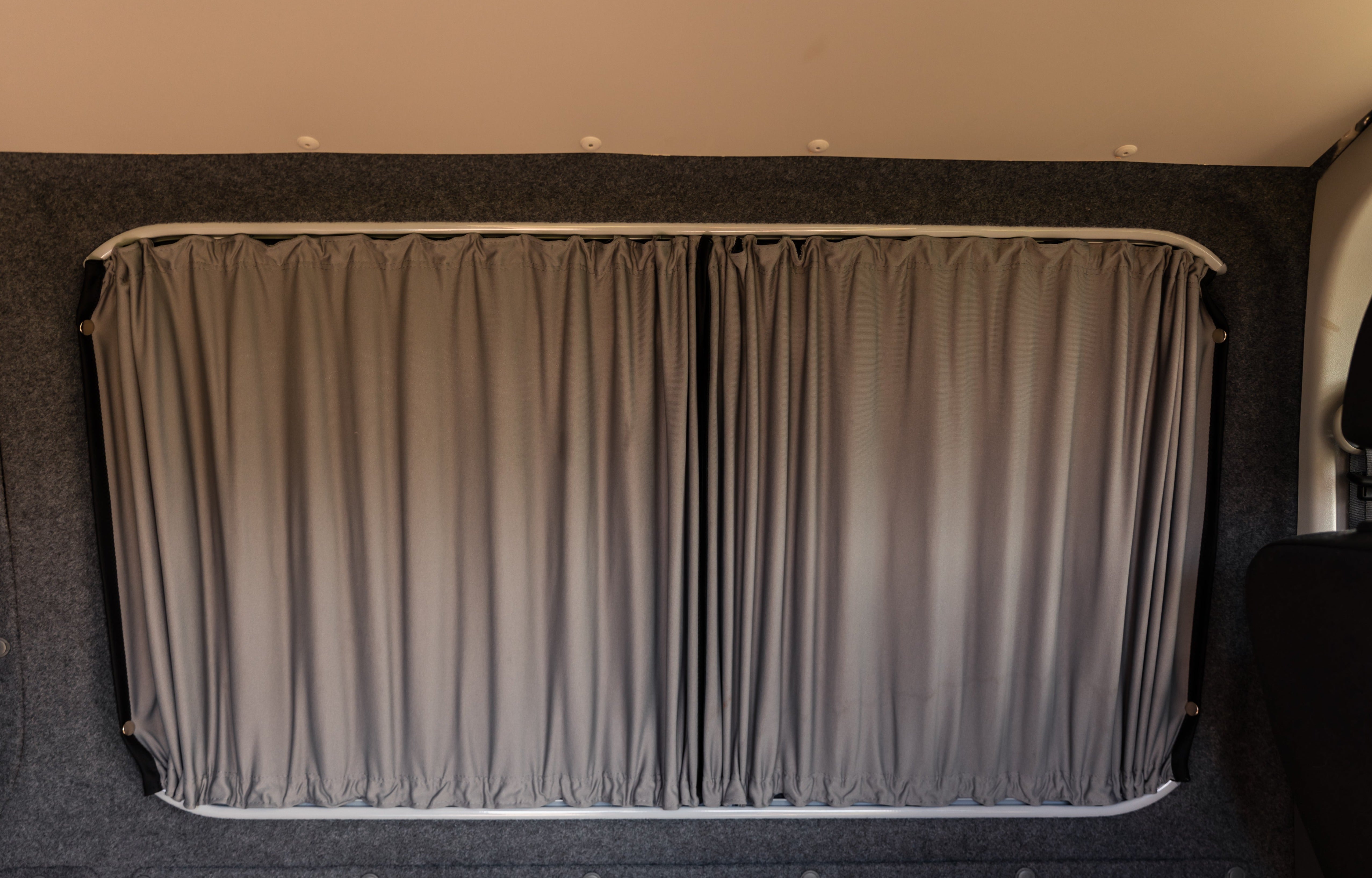 VW Transporter T5 to T6.1 (2003-2024) Premium Blackout Curtain Kit - Left Centre