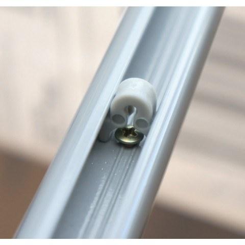 Universal Blackout Curtain Kit – 110cm Straight Grey Rail (Available in 5 drops)