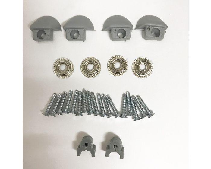 VW T5/T6 Curtain Kit - Left Centre not a Door (Grey)