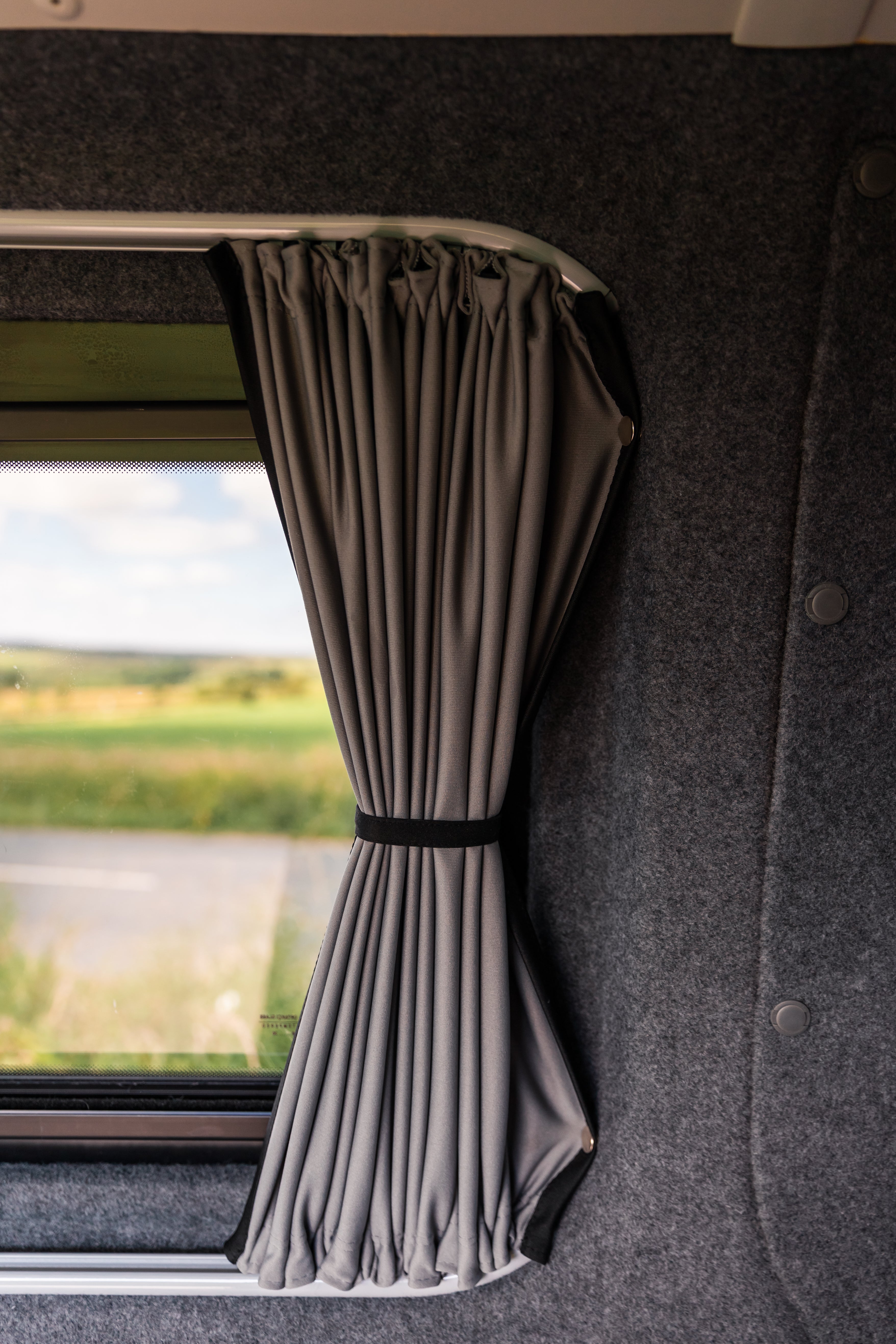 Ford Transit Custom 1st Gen V362 (2013-2023) Premium Blackout Curtain Kit - Left Centre