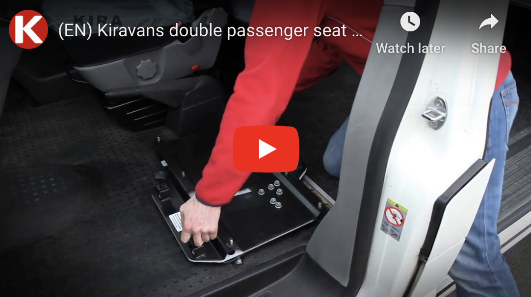 Video: How to fit the Kiravans Double Passenger Seat Swivel for VW T5