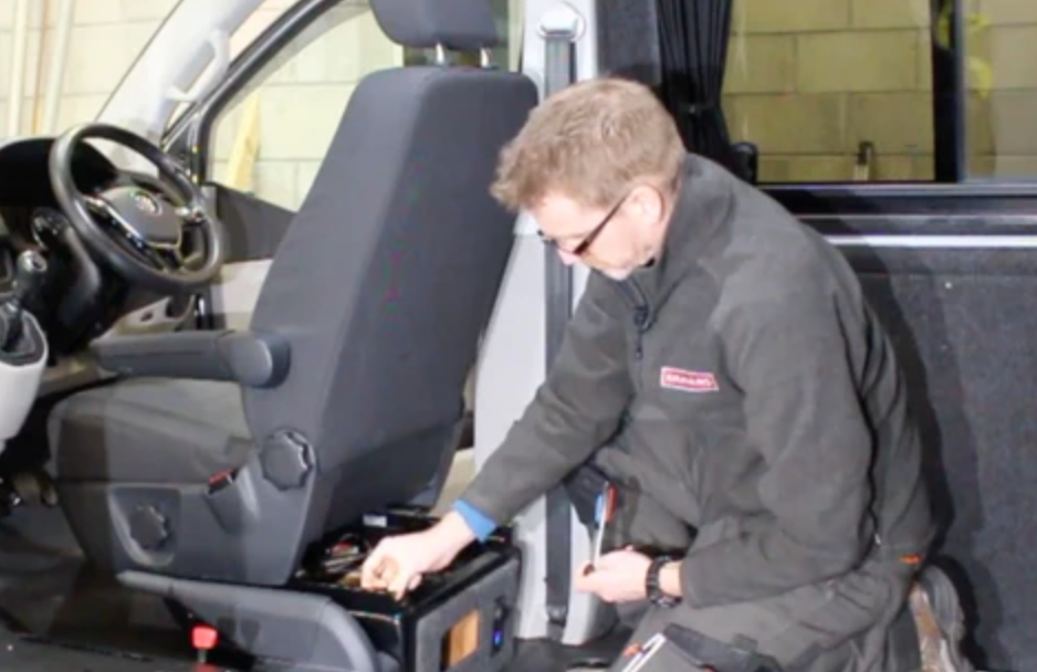 Installing Offset and Non-Offset VW T5/T6 RIB Drivers Seat Swivel Plat