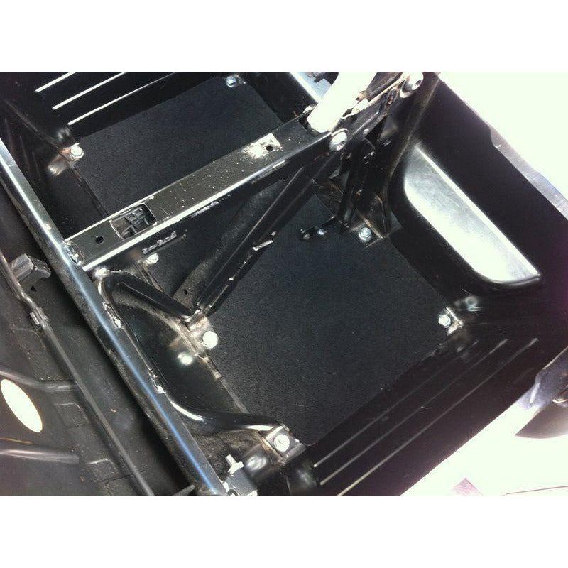 VW Transporter T5 to T6.1 (2003-2024) Kiravans Double Passenger Seat Swivel with Floor & Carpet (Right Hand Drive - UK/Ireland)