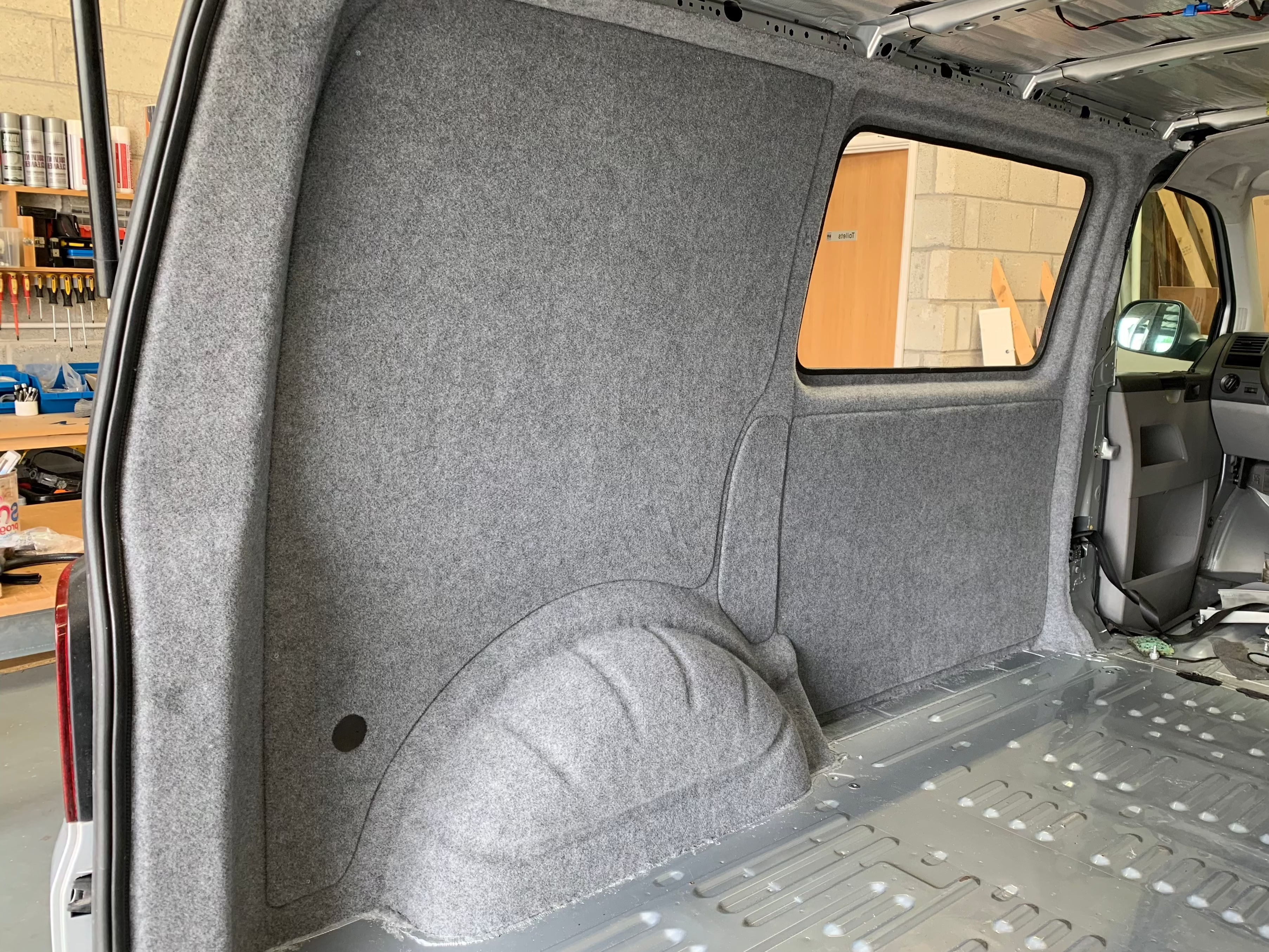 Carpet, Soundproofing Insulation & Adhesive for Campervan Lining