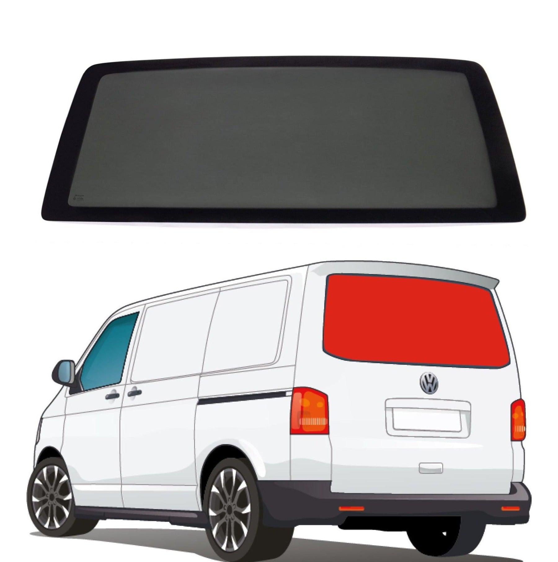 Tailgate Window for VW Transporter T5 to T6.1 (2003-2024)