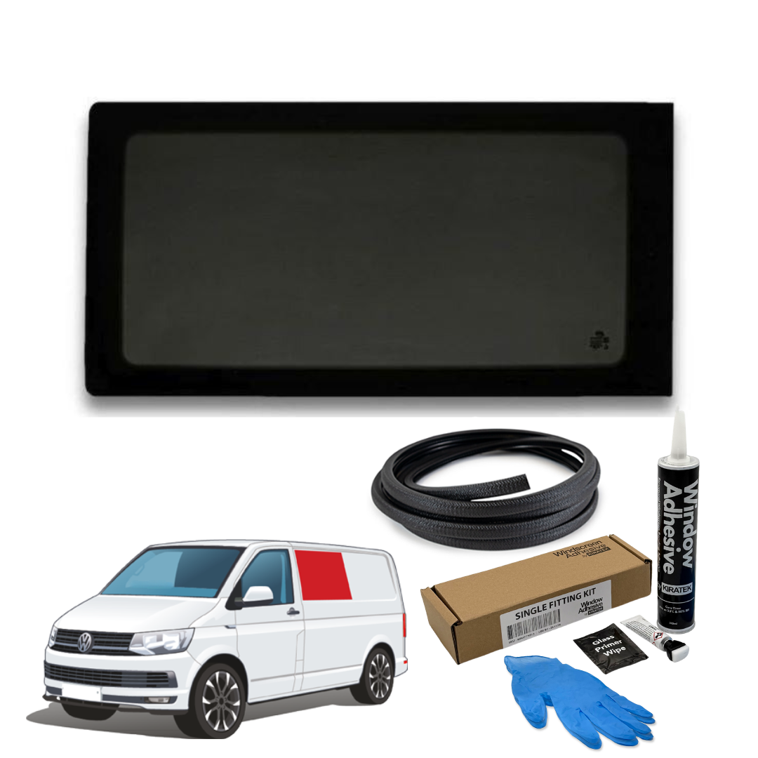Left Fixed Window + Fitting Kit for VW Transporter T5 to T6.1 (2003-2024)