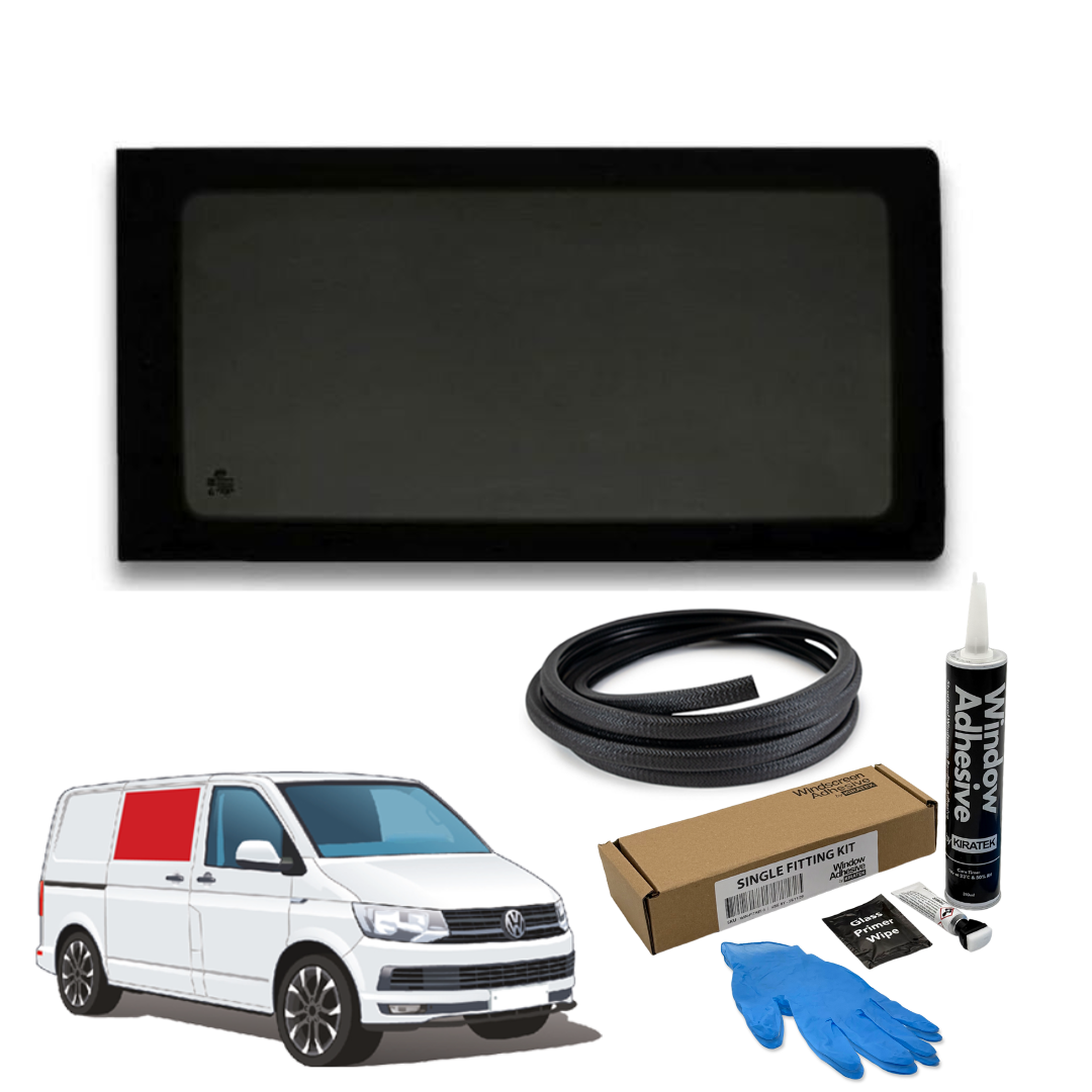 Right Fixed Window + Fitting Kit for VW Transporter T5 to T6.1 (2003-2024)