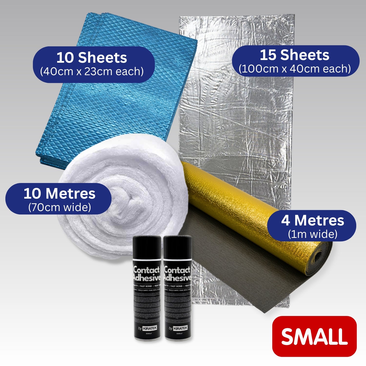 Van Insulation Kit – Sound Deadening, Thermal Foam, Thermal Fill & Underfloor for Ultimate Warmth