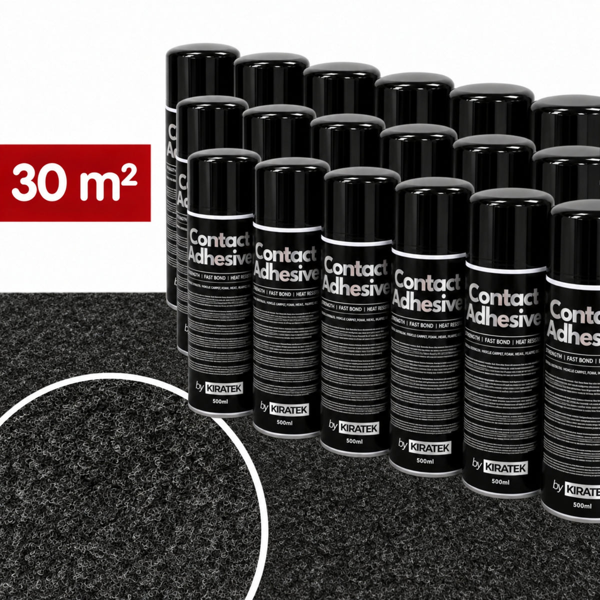 Carpet & Adhesive for Campervan Lining