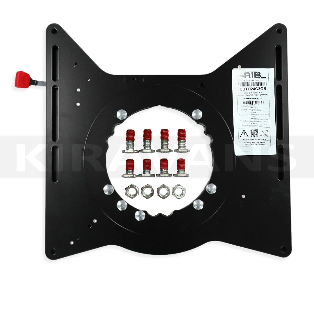 Ford Transit Custom 2nd Gen V710 RIB V3 Single Seat Swivel - DRIVER (Right Hand Drive - UK/Ireland)