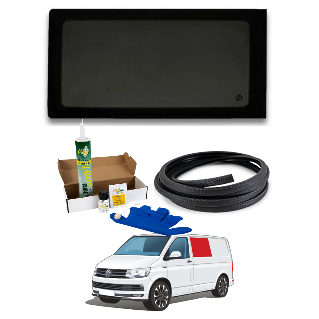 Left Fixed Window + Fitting Kit for VW Transporter T5 to T6.1 (2003-2024)