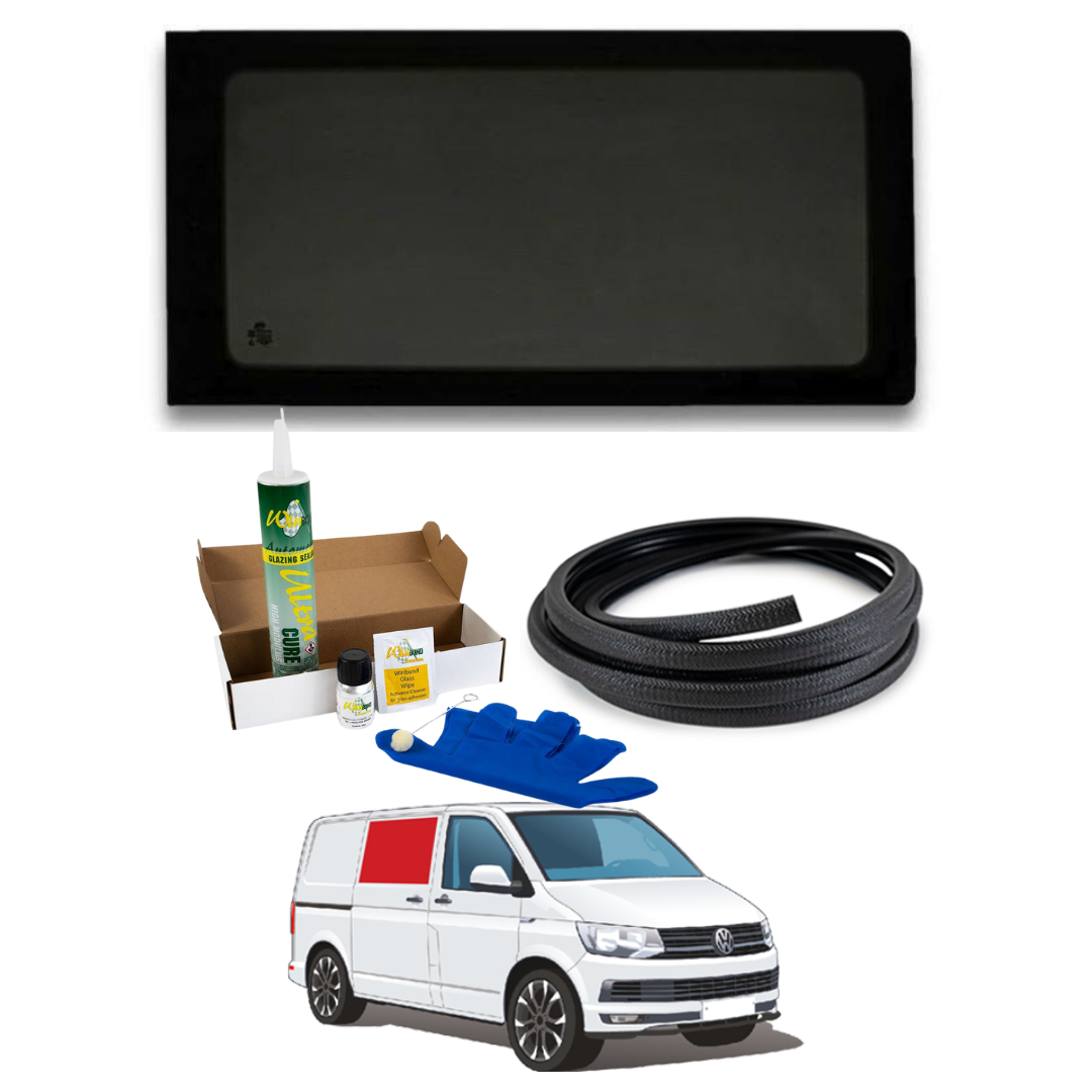 Right Fixed Window + Fitting Kit for VW Transporter T5 to T6.1 (2003-2024)